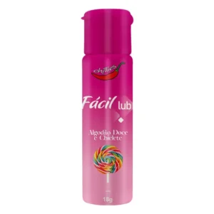 Fácil Lub Gel Lubrificante Beijável 18g – ALGODÃO DOCE E CHICLETE