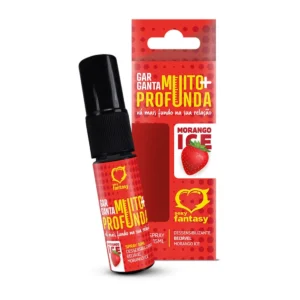 Garganta Muito +Profunda Sabor Morango Spray Dessensibilizante