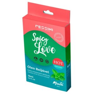 Spicy Love | Gel Beijável Com Efeito que Aquece | 15gr. – Menta
