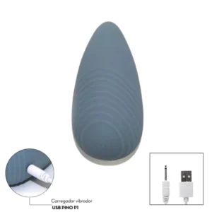 Massageador em Formato de Gota Revestido em Silicone Liquido | 8×4 | USB