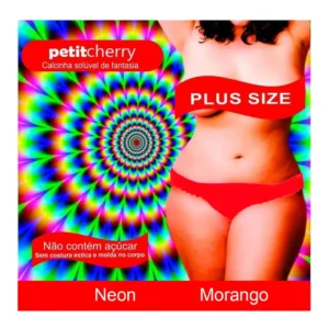 Calcinha Comestível Sem Costura Sabor Morango