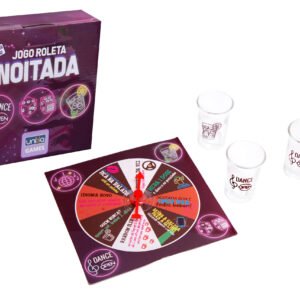 Jogo de Tabuleiro Noitada com 4 shot