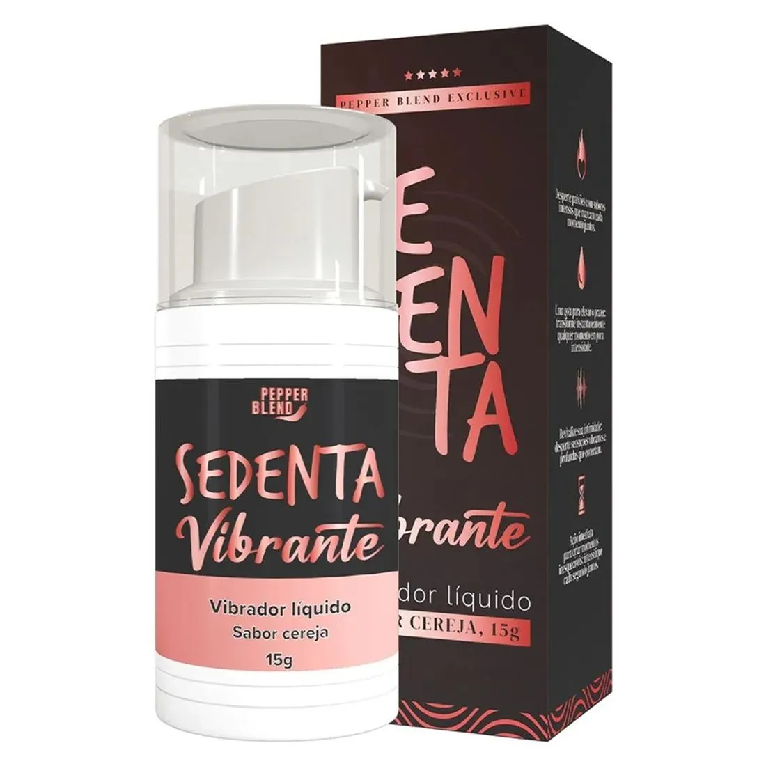 Sedenta Vibrante | Vibrador LÍquido Sabor Cereja 15g
