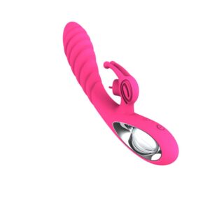 Vibrador Ponto G Com Estimulador Clitoriano 36 Modos de  Vibração - Pink