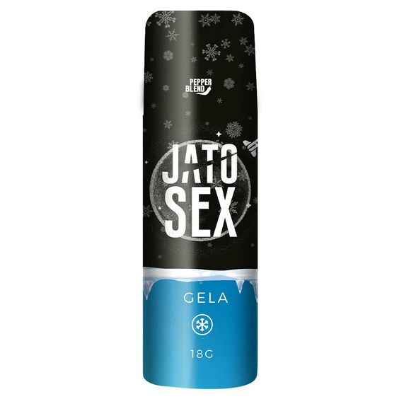 Jato Sex Gela Gel Prolongador De Ereção Beijável Sabor Menta 18g