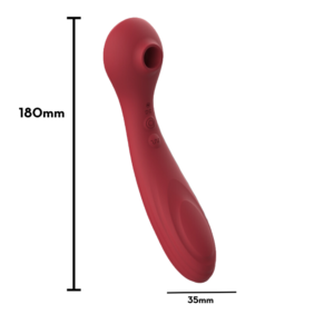 Estimulador de Clitoris com Sucção Duplo Motor | 20 x 4,5