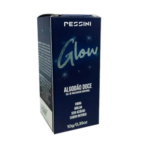 Glow | Gel Beijável com Vibração e Glitter | 10grs.