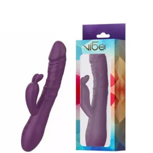 Vibrador Recarregável com Estimulador Clitoriano em Formato de Coelho | 21,5×3,5 | USB