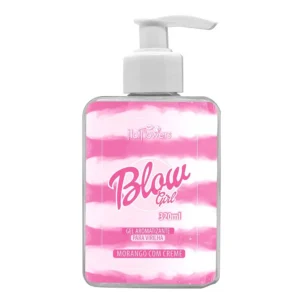 Blow Girl | Gel Aromatizante Beijável para Virilha e Corpo 320ml + Vibrador Golfinho cores variadas