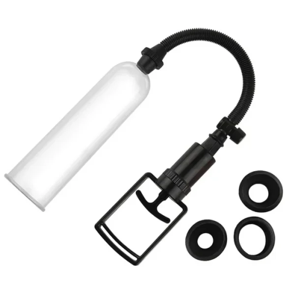 Penis Pump | Bomba Peniana Manual com Manilha 20,0 x 5,0 cm - Imagem 3