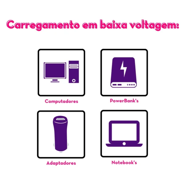 Vibrador Recarregável em Silicone Liquido 8,0 x 5,0 cm | USB - Imagem 5