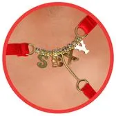 Tanga Sexy com Abertura Frontal e Strass "Sexy" - Imagem 3