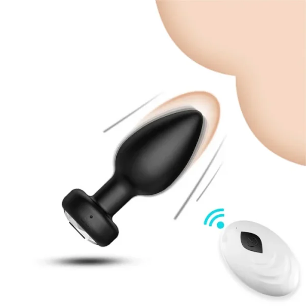 Plug Anal de Silicone com Vibro e Controle Remoto - Imagem 5