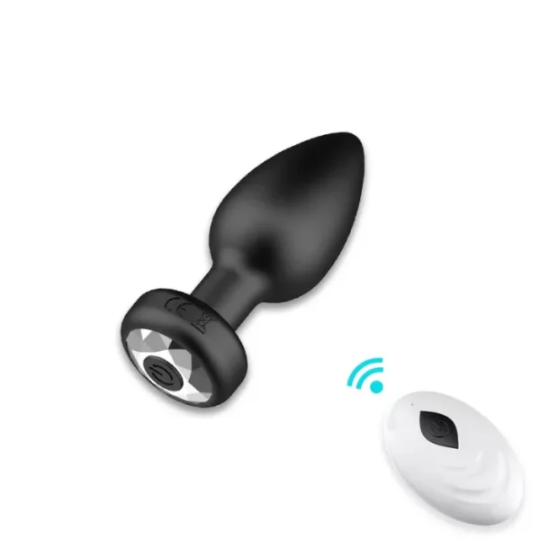 Plug Anal de Silicone com Vibro e Controle Remoto - Imagem 2