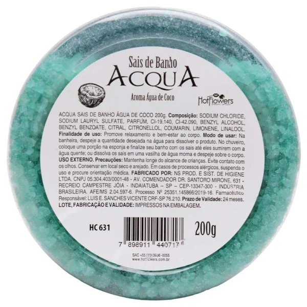 Acqua Sais de Banho 200 gramas - Imagem 2