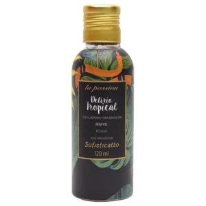 Óleo de Massagem Beijável sabor Pêssego 120ml