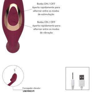 Nv Toys Dina | Estimulador Clitoriano Duplo | USB