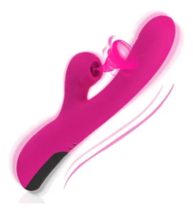 Vibrador Ponto G com Estimulador Clitoriano com Aquecimento | 23,0 x 3,0 cm | USB