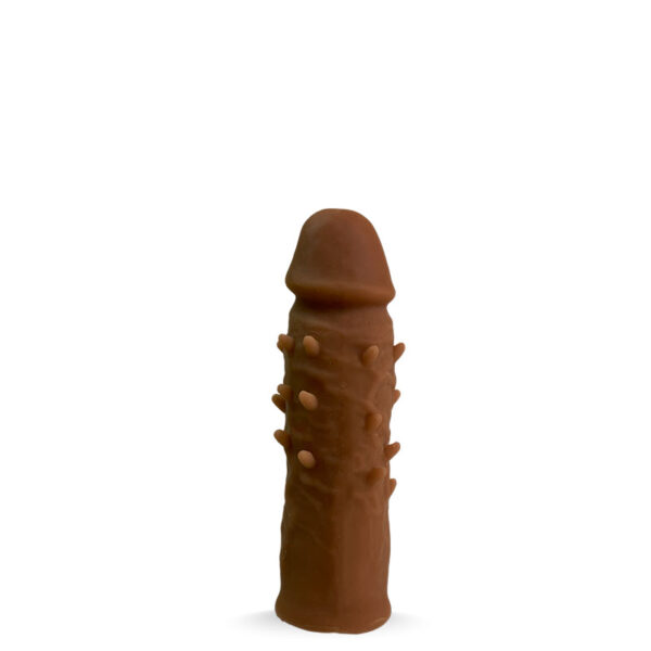 Capa Peniana com Extensor e Anel para Escroto, Veias e Glande Realistas | 16,5 x 4,0 - Imagem 2