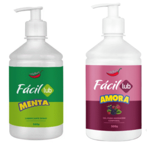 Fácil Lub | Lubrificante Beijável 500gramas