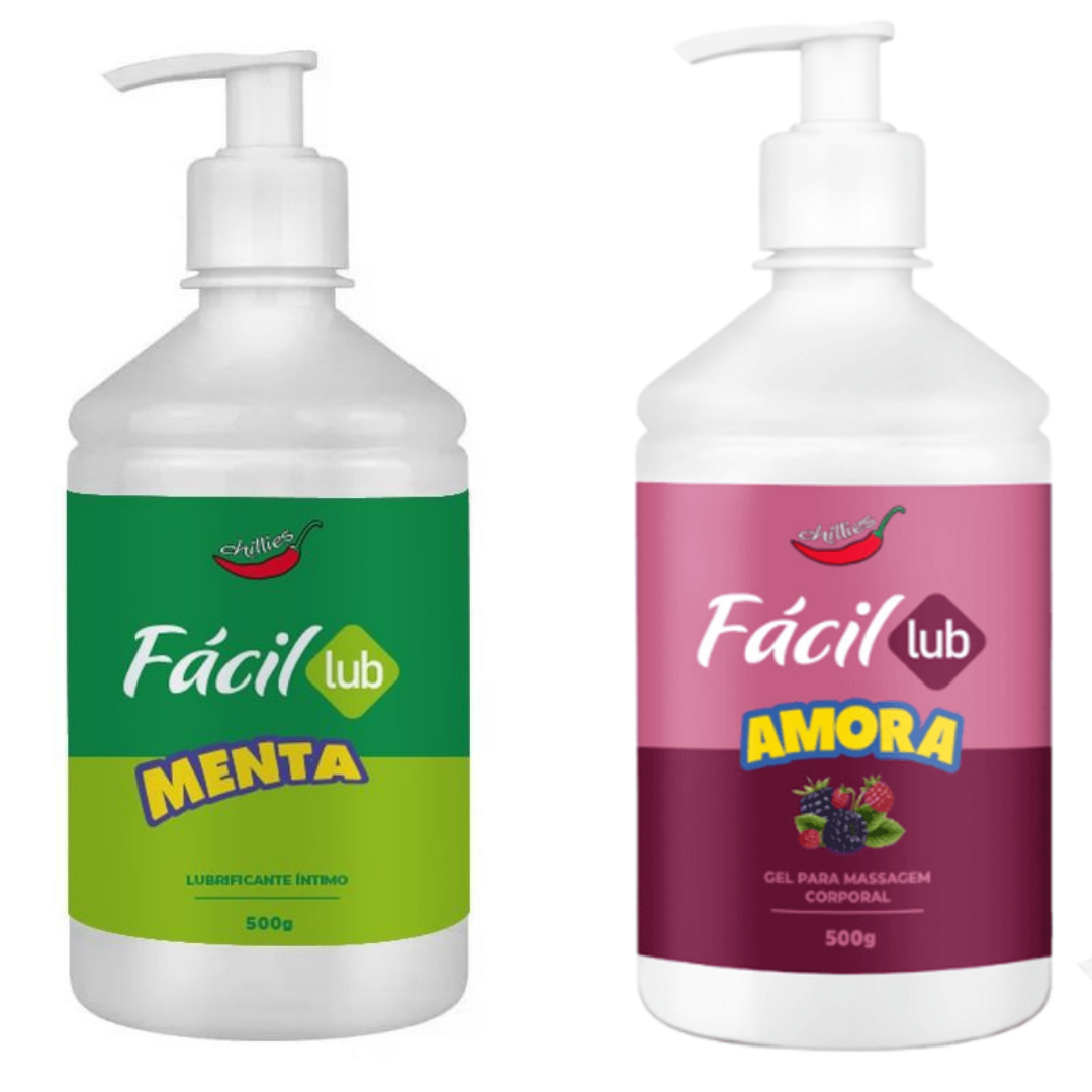 Fácil Lub | Lubrificante Beijável 500gramas