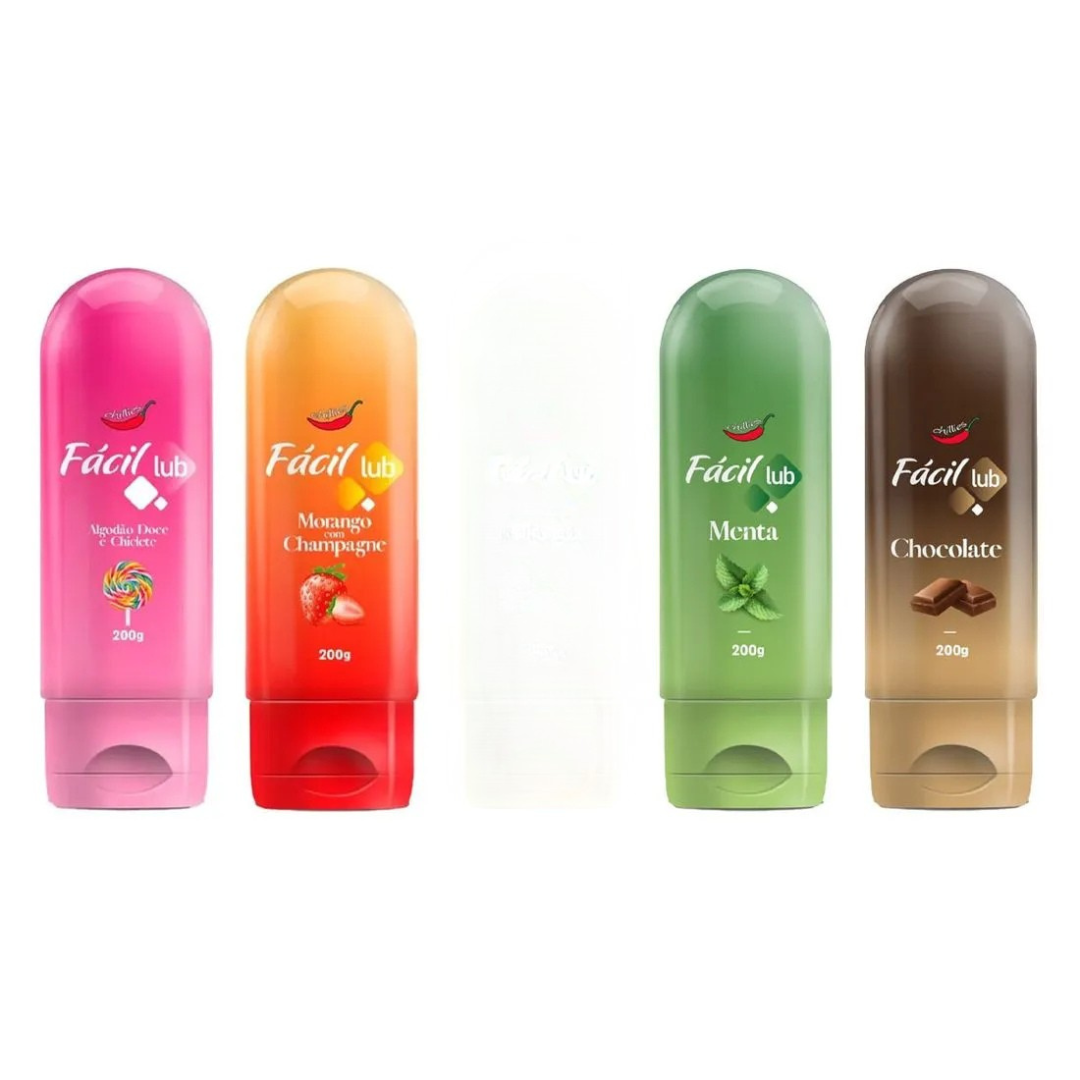 Fácil Lub Gel Lubrificante Beijável 200g
