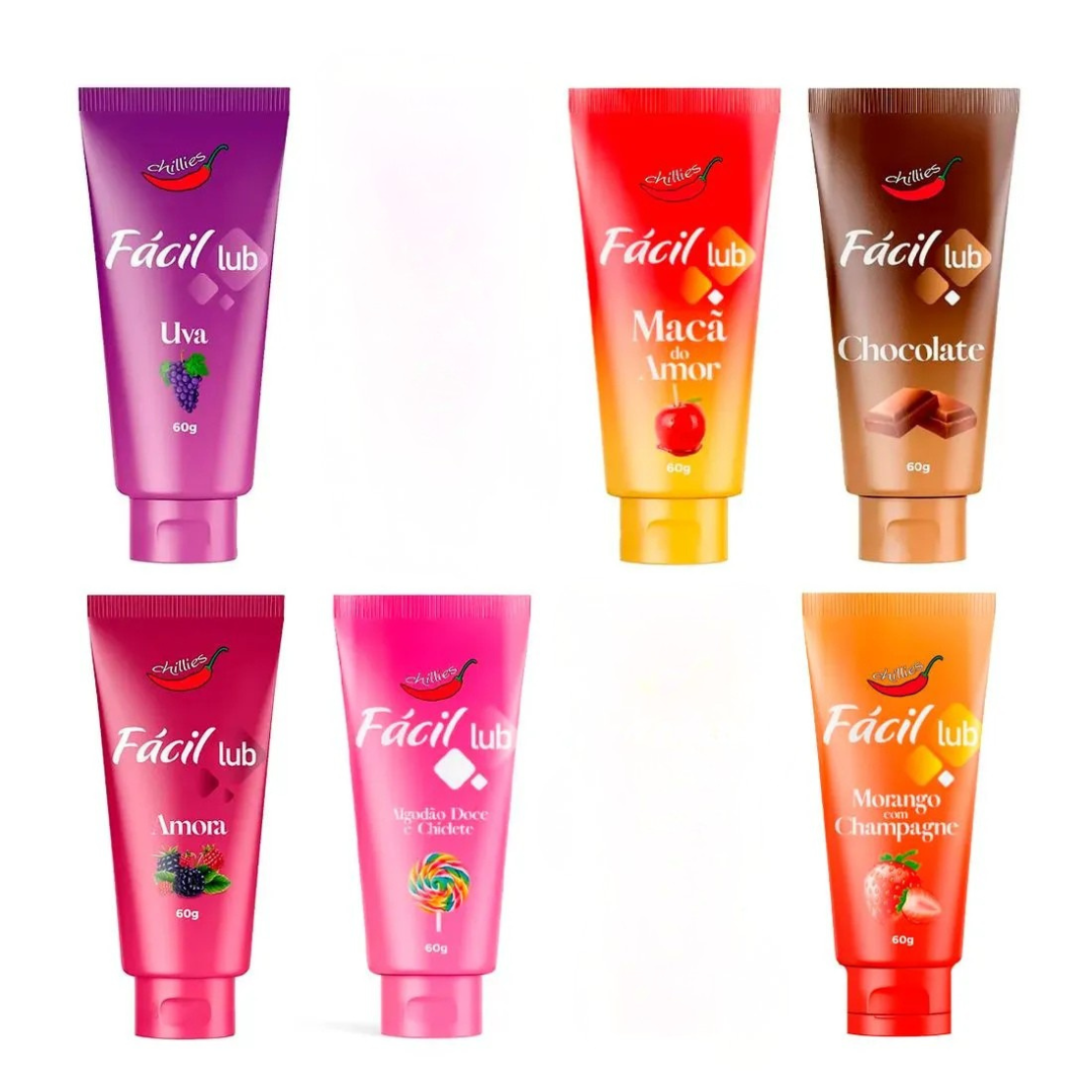 Fácil Lub Gel Lubrificante Beijável 60g