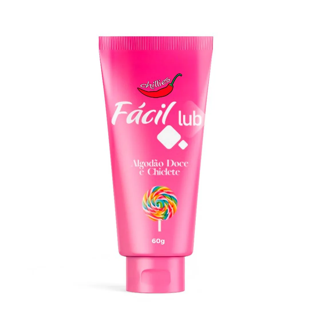Fácil Lub Gel Lubrificante Beijável 60g - Imagem 4