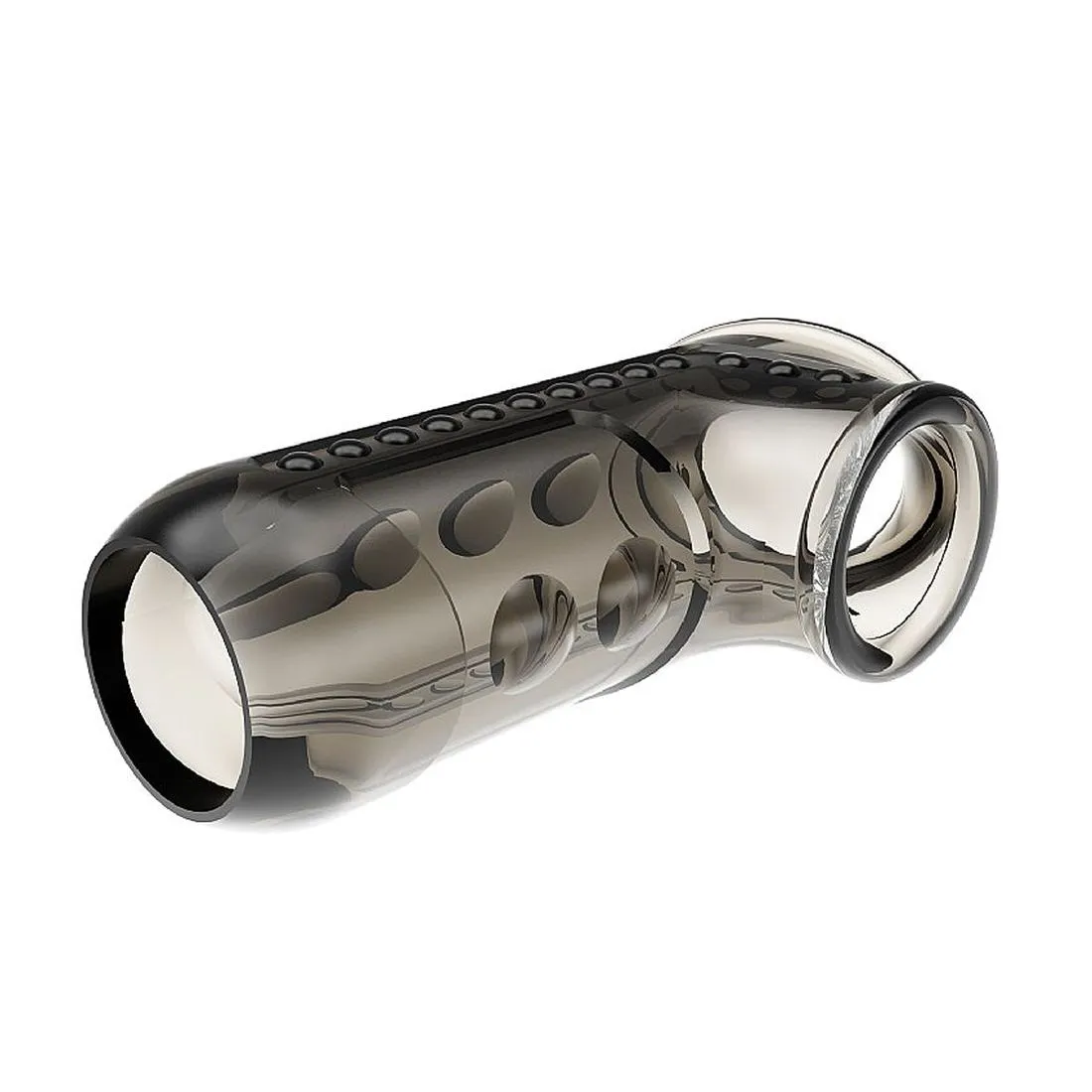 Penis Sleeve | Capa Peniana Vazada com Anel para Escroto 13,0 X 3,0 cm - Imagem 4