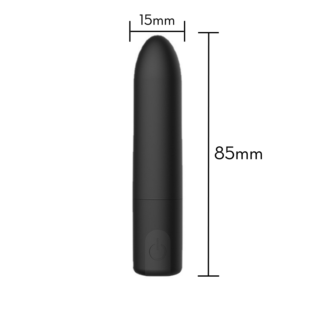 Cápsula Vibratória Recarregável | 8,5 x 1,5 cm | USB - Imagem 3