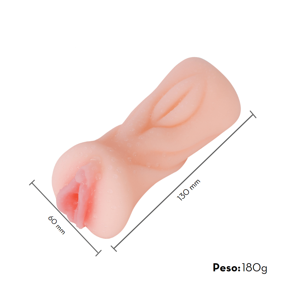 Masturbador Masculino com Textura Interna | Vagina | 13,0 x 6,0 - Imagem 2