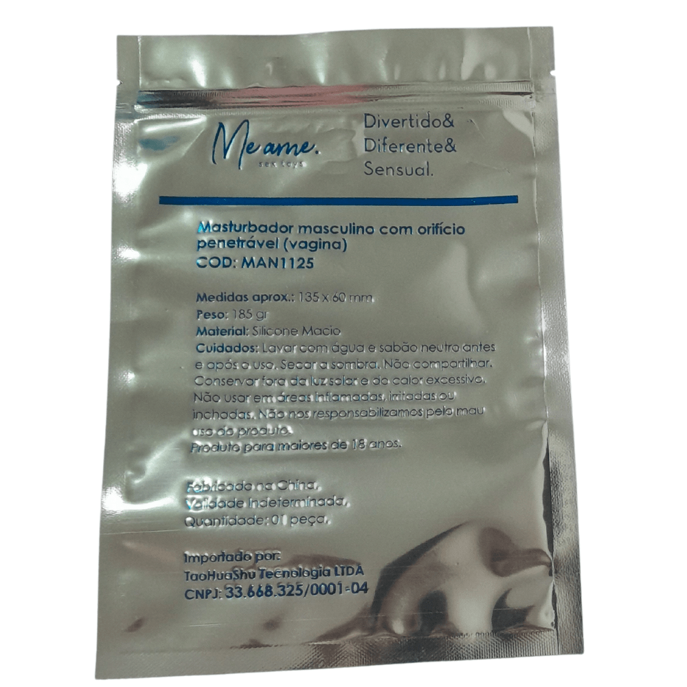 Masturbador Masculino com Textura Interna | Vagina | 13,0 x 6,0 - Imagem 3