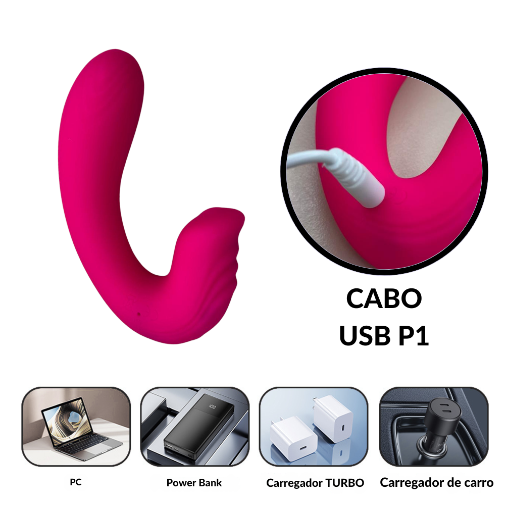 Vibrador com Estimulador Clitoriano por Aplicativo - Imagem 5